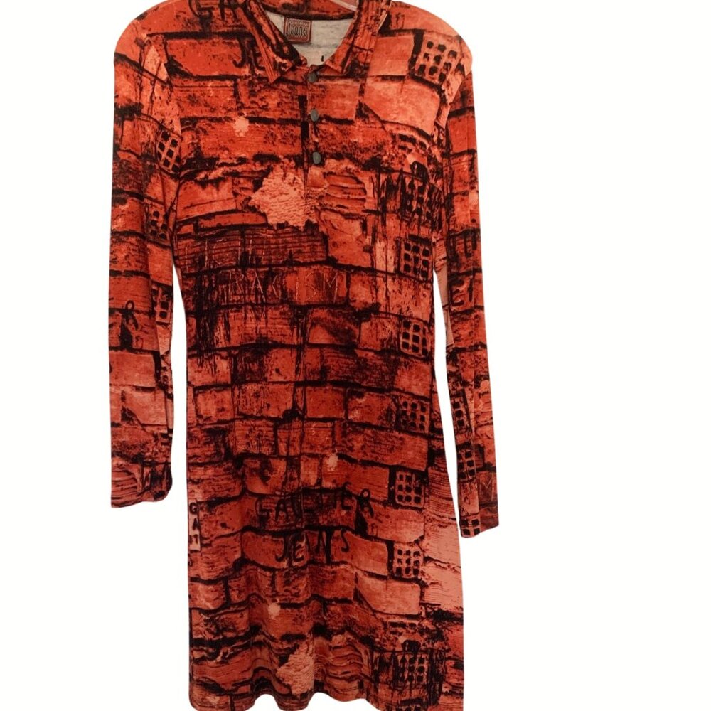 Vintage Jean Paul Gautier Iconic Graffiti Dress